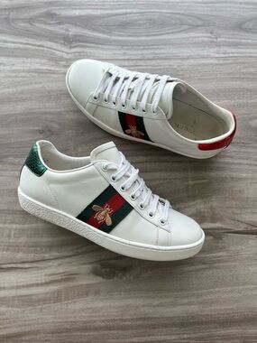 Gucci Ace Embroidered Bee Size 5 (EU 35.5) Womens